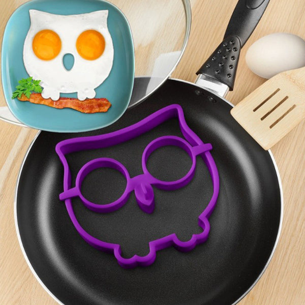 Cute Silicone Owl Egg Fried Shaped