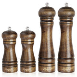 Wood Pepper Spice Mill Grinder Set Handheld