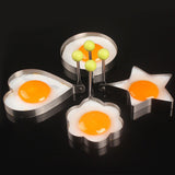 Stainless steel form for frying egg