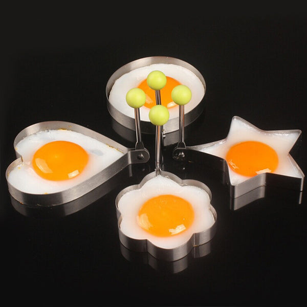 Stainless steel form for frying egg