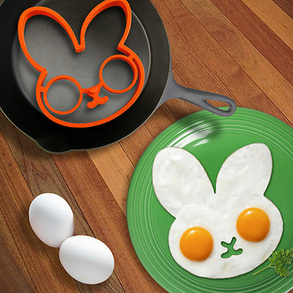Silicone Bunny Cartoon Fry Egg Frame