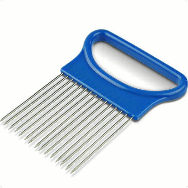Easy Cut Onion Holder Fork Stainless Steel