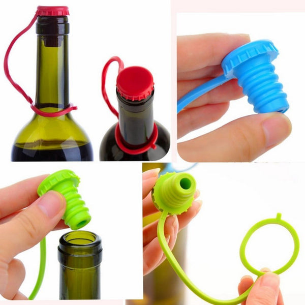 Silicone Hanging Button Seasoning Beer Wine