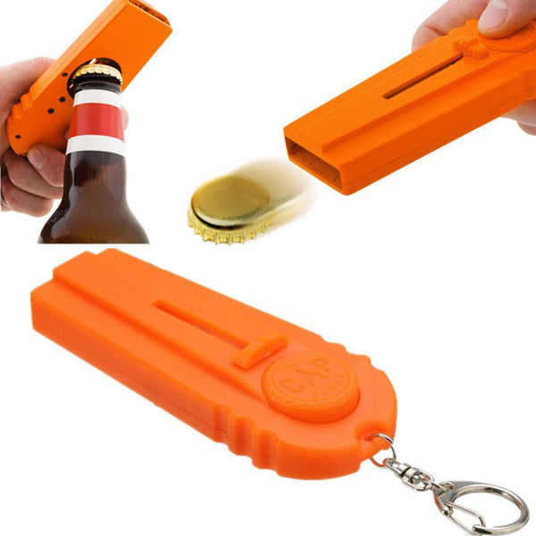 Portable Flying Cap Zappa Beer Drink Bottle Opener